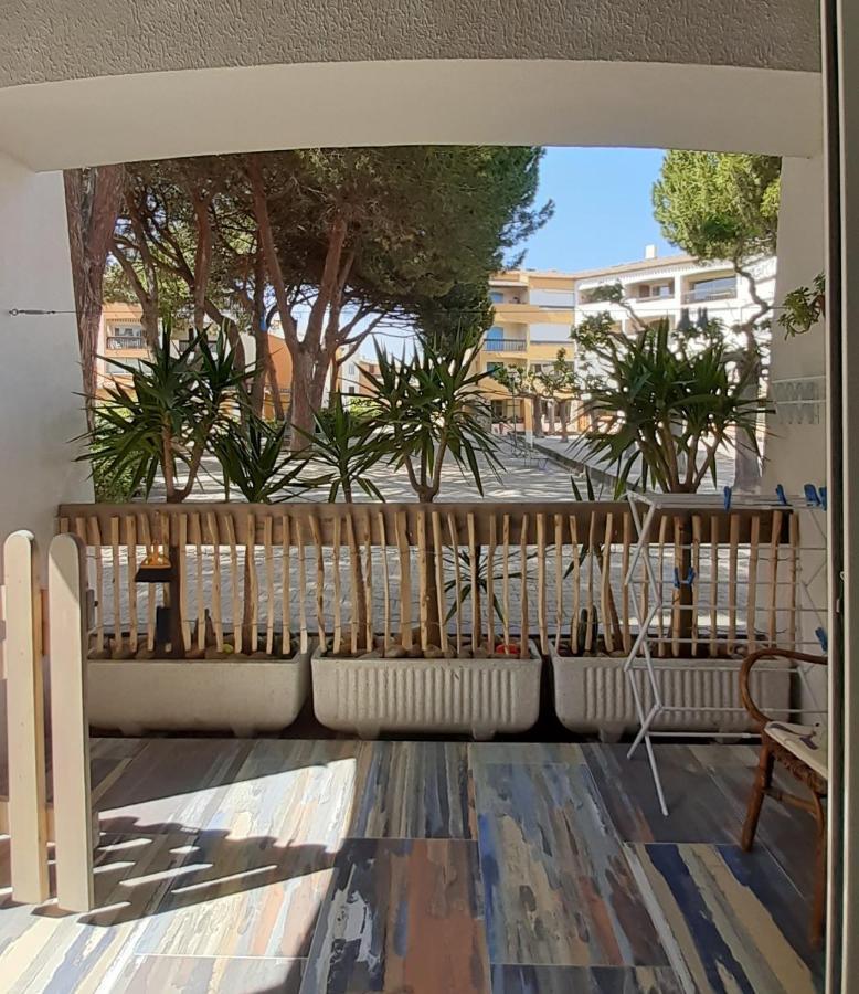 לה-גרו-דו-רואה T2-3 Cabine Les Yuccas 200 M Plage Du Boucanet Rive Droite Grau Du Roi Ideal 2-4 Pers מראה חיצוני תמונה