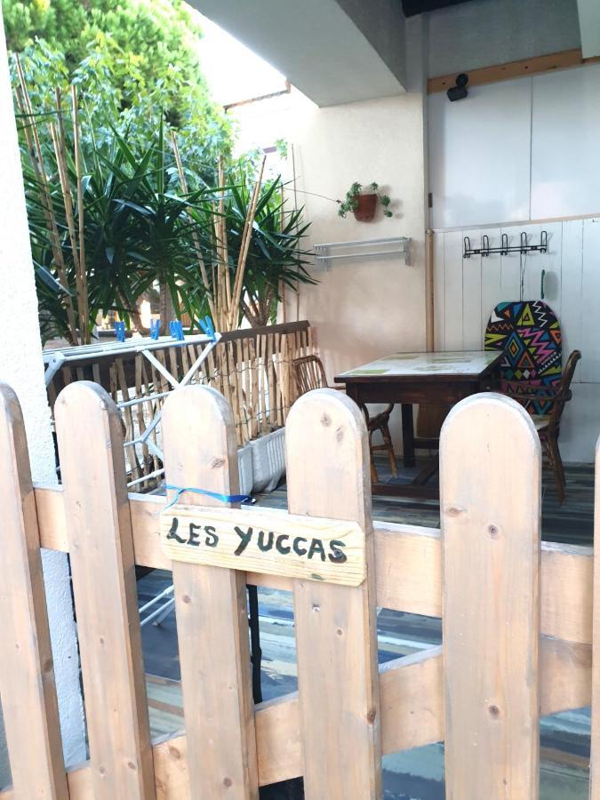 לה-גרו-דו-רואה T2-3 Cabine Les Yuccas 200 M Plage Du Boucanet Rive Droite Grau Du Roi Ideal 2-4 Pers מראה חיצוני תמונה